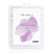 PB NAILS Top nechtové formy Dual Forms No.02 balerína
