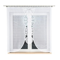 ELWIRA žakárový panel/zástena biela 160x160 cm ELWIRA žakárový panel/zástena biela 160x160 cm