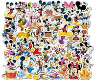MICKEY MINNIE MOUSE STICKERS vodeodolné 50 ks. MICKEY MINNIE MOUSE STICKERS vodeodolné 50 ks.