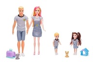 Bábiky Woodyland Modern Family so zvieratkami Bábiky Woodyland Modern Family so zvieratkami