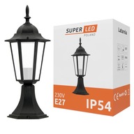 Záhradná lampa, záhradný stĺp, retro lampáš E27