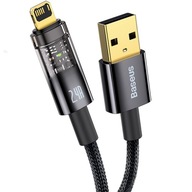 Kábel USB-A na Lightning Baseus, 1m kábel 2,4A Kábel USB-A na Lightning Baseus, 1m kábel 2,4A