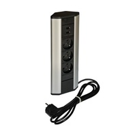 ROHOVÝ rohový predlžovací kábel na lištu pracovnej dosky s USB ROHOVÝ rohový predlžovací kábel na lištu pracovnej dosky s USB