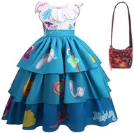 KOSTÝM ENCANTO MIRABEL MADRIGAL NA KARNEVALOVÝ PLES 110/116 KOSTÝM ENCANTO MIRABEL MADRIGAL NA KARNEVALOVÝ PLES 110/116