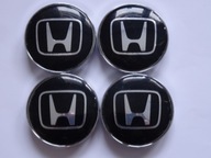 4x Caps Emblémy na disky HONDA 60 mm čierne 4x Caps Emblémy na disky HONDA 60 mm čierne