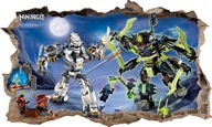 Nálepka na stenu plagátu LEGO NINJAGO! 3D XL! Nálepka na stenu plagátu LEGO NINJAGO! 3D XL!