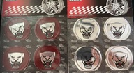 JAGUAR NÁLEPKY NA HLINÍKOVÉ KOLESÁ KRYTY KOLIES 60mm JAGUAR NÁLEPKY NA HLINÍKOVÉ KOLESÁ KRYTY KOLIES 60mm