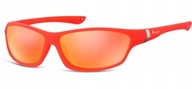 Unisex detské športové okuliare červené zrkadlo