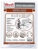 Maliarska fólia 6 HRÚBKA MAX 4 X 5 m 81 µ Maliarska fólia 6 HRÚBKA MAX 4 X 5 m 81 µ