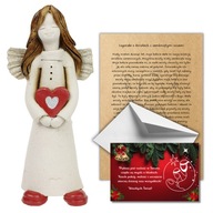 Guardian Angel Keramická figúrka Vianočný darček Vianoce Guardian Angel Keramická figúrka Vianočný darček Vianoce