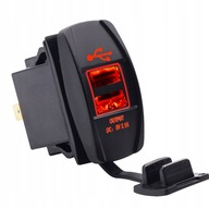 Nabíjačka do auta 2x USB voltmeter 2,1A Nabíjačka do auta 2x USB voltmeter 2,1A