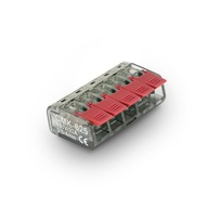 Rýchlospojka 5x0,5-4mm2 priehľadná 25 ks. Rýchlospojka 5x0,5-4mm2 priehľadná 25 ks.