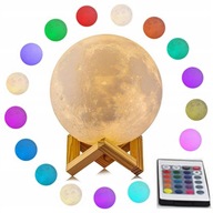 3D Moon NOČNÁ LAMPA 48cm MOONLIGHT RGB + diaľkové ovládanie 3D Moon NOČNÁ LAMPA 48cm MOONLIGHT RGB + diaľkové ovládanie
