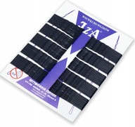 IZA vlnité špendlíky, MATTE BLACK, 2 guľôčky, 6 cm IZA vlnité špendlíky, MATTE BLACK, 2 guľôčky, 6 cm