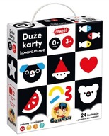VEĽKÉ KONTRASTNÉ KARTY CZUCZU 0-3 MESIACE
