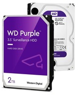 2TB disk WD Purple na monitorovanie WD22PURZ SATA