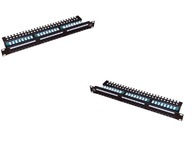 Patch panel cat5e 24 LSA portov s policou 1U/19'' Patch panel cat5e 24 LSA portov s policou 1U/19''