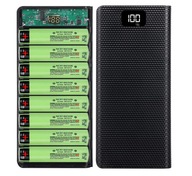 Puzdro PowerBank pre 8 článkov 18650 2xUSB USB C Puzdro PowerBank pre 8 článkov 18650 2xUSB USB C