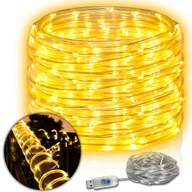 LED GARLAND HADICOVÉ SVETLÁ VODEODOLNÉ 100 TEPLÝCH LED 12M USB LED GARLAND HADICOVÉ SVETLÁ VODEODOLNÉ 100 TEPLÝCH LED 12M USB