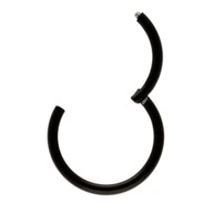 Prsteň CLICKER ČIERNA 316L OCEL 1,2/8 mm Prsteň CLICKER ČIERNA 316L OCEL 1,2/8 mm