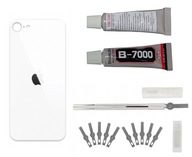 Zadný kryt krytu iPhone SE 2020 White Veľké očko + nôž