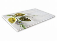 SKLENENÁ KUCHYŇSKÁ DOSKA 40x30 277b Oliv SKLENENÁ KUCHYŇSKÁ DOSKA 40x30 277b Oliv