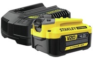 STANLEY FATMAX SFMCB14M1 LI-ION BATÉRIA 4,0AH 18V V20 + NABÍJAČKA STANLEY FATMAX SFMCB14M1 LI-ION BATÉRIA 4,0AH 18V V20 + NABÍJAČKA
