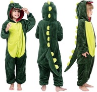 DINO DINOSAUR OUTFIT KOSTÝM DISKUSIA KIGURUMI PYŽAMÁ PRE DETI 116/122 DINO DINOSAUR OUTFIT KOSTÝM DISKUSIA KIGURUMI PYŽAMÁ PRE DETI 116/122