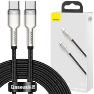 BASEUS USB C - USB C KÁBEL 100 W (20 V / 5 A) NAPÁJANIE 2 M ČIERNA