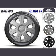 HUBCAPS ULTRA 15 Silver Set 4 kusov HUBCAPS ULTRA 15 Silver Set 4 kusov