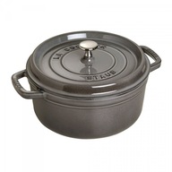 Okrúhly liatinový hrniec 3,8l Graphite La Cocotte Staub Okrúhly liatinový hrniec 3,8l Graphite La Cocotte Staub