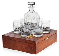 KRÁSNY lovecký whisky set 6+1 v krabici