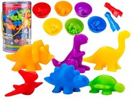 Náučná hra pre deti, učenie počítania, farby, chytanie DINOSAUROV Klo Náučná hra pre deti, učenie počítania, farby, chytanie DINOSAUROV Klo