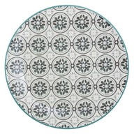 VEĽKÝ JEDÁLNY TANIER, MAĽOVANÁ KERAMIKA, PRIEM. 27 cm VEĽKÝ JEDÁLNY TANIER, MAĽOVANÁ KERAMIKA, PRIEM. 27 cm