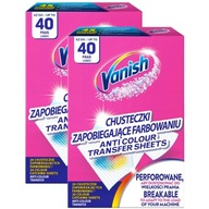 VANISH utierky chytiace farbu na pranie 2x