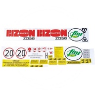 Sada nálepiek na kombajn Bizon 687 DL BIZON Z056 Sada nálepiek na kombajn Bizon 687 DL BIZON Z056
