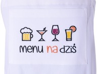 Kuchynská zástera - Menu na dnes EXTRA DARČEK Kuchynská zástera - Menu na dnes EXTRA DARČEK