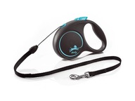 Vodítko FLEXI Black Design S (5 m - 12 kg) Modré Vodítko FLEXI Black Design S (5 m - 12 kg) Modré