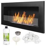 BIO KRB čierny SO SKLOM 90x40cm SLIM + ÚPRAVA BIO KRB čierny SO SKLOM 90x40cm SLIM + ÚPRAVA