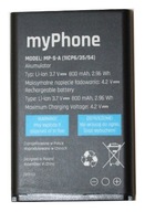 Originál Myphone mPTech 1045 MP-S-A Batéria 800m Originál Myphone mPTech 1045 MP-S-A Batéria 800m