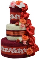 TORTA 6 uterákov DARČEK Svadba Narodeniny 40 50 60 70 TORTA 6 uterákov DARČEK Svadba Narodeniny 40 50 60 70
