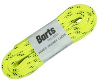 Voskované hokejové šnúrky Barts Pro Laces 280cm - neónovo žlté