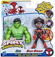 Figuríny Spidey a super kamaráti Miles Morales a Hulk