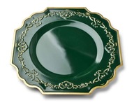 Zelený dekoračný tanier Blanche Colors 33 c