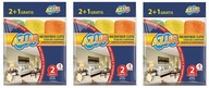 Azur handry tradičných handričiek mikrovlákna 3 PCS zmes farieb x 3 Azur handry tradičných handričiek mikrovlákna 3 PCS zmes farieb x 3