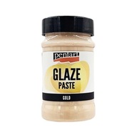 GLAZE PASTE hustá metalická zlatá 100ml - Pentart