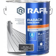 Rafil Radach farba a základný náter na strechu, grafitová šedá polomatná RAL7024, 10l