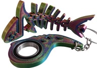 Keyspinner Keyrambit + Shark TikTok Key -MIDNIGHT kľúčenka Keyspinner Keyrambit + Shark TikTok Key -MIDNIGHT kľúčenka