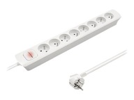 QOLTEC 50280 Napájacia lišta 8 zásuviek 1,8m Biela QOLTEC 50280 Napájacia lišta 8 zásuviek 1,8m Biela