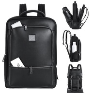 Pánsky batoh Do práce Na notebook 15 6 Cestovný 3v1 Čierny RFID USB port